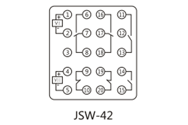 JSW-42接線圖 JSW-42接線圖