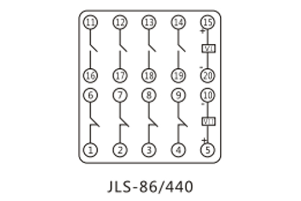 JLS-86/440開孔尺寸圖